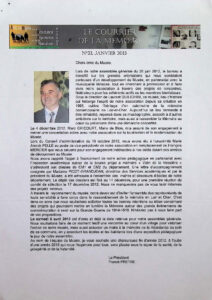 Bulletin de la Mémoire janvier 2013