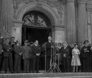 Allocution du Général de Gaulle à la mairie de Blois le 9 mai 1959.